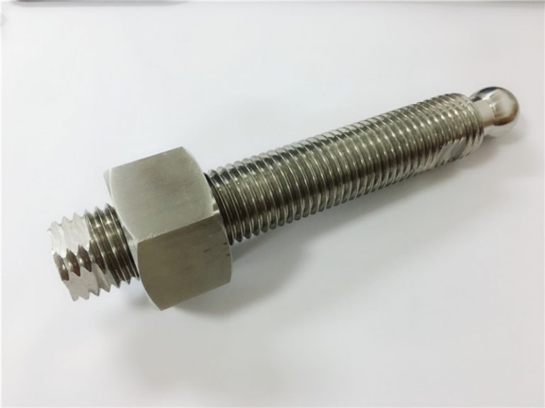 అనుకూలీకరించిన అధిక నాణ్యత గల సిఎన్‌సి లాథ్ టర్నింగ్ టైటానియం బాల్ స్టడ్ ఫాస్టెనర్‌లు